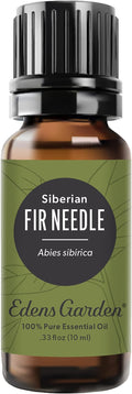Edens Garden Fir Needle- Siberian Essential Oil- 100% Pure Premium Grade, Undiluted, Natural, Therapeutic, Aromatherapy, The Best for Diffuser, Candle, Laundry, Humidifiers 10 ml (.33 fl oz)