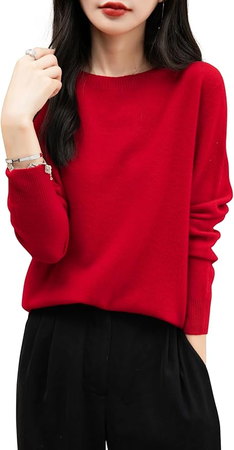 Chanyarn Women's 100% Merino Wool 2025 Fall Winter First-Line Ready to Wear Long Sleeve Seamless Knit Crewneck Sweater