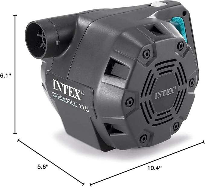 Intex Quick Fill 120 Volt AC Electric 38.9 CFM Inflatable Float & Air Bed Pump