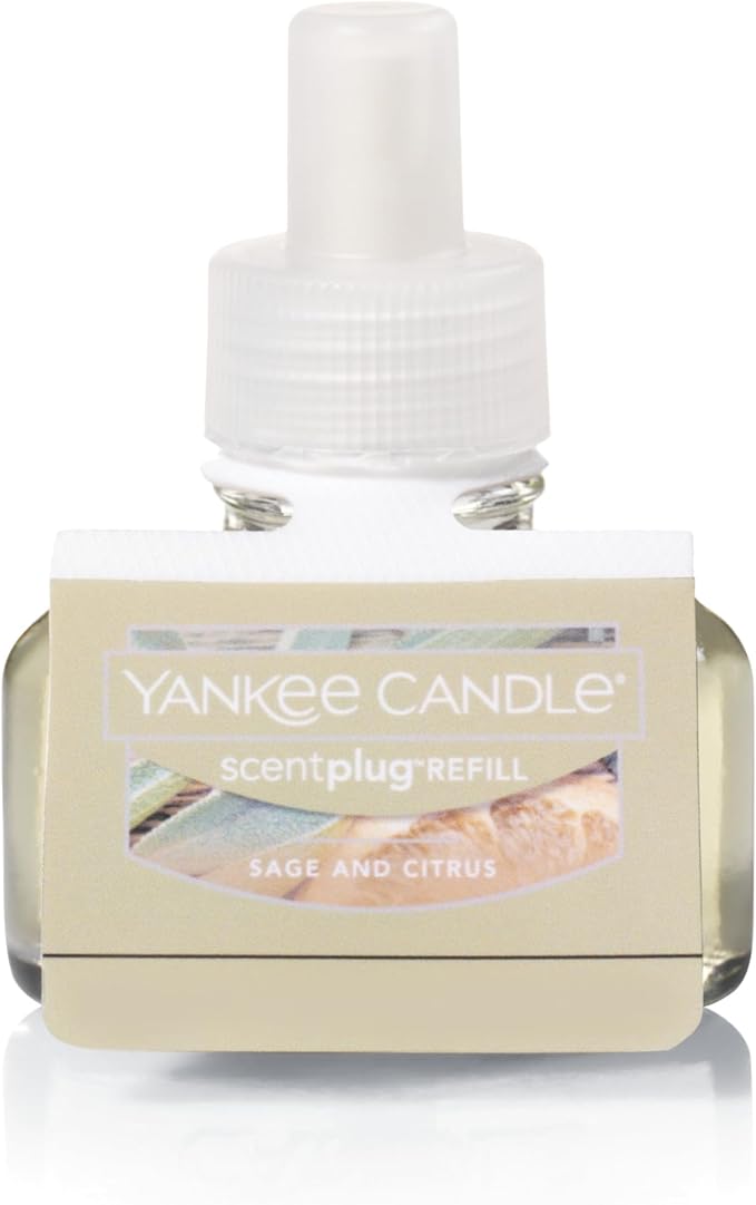 Yankee Candle ScentPlug Refill, Sage & Citrus, 1 CT (Pack of 4)