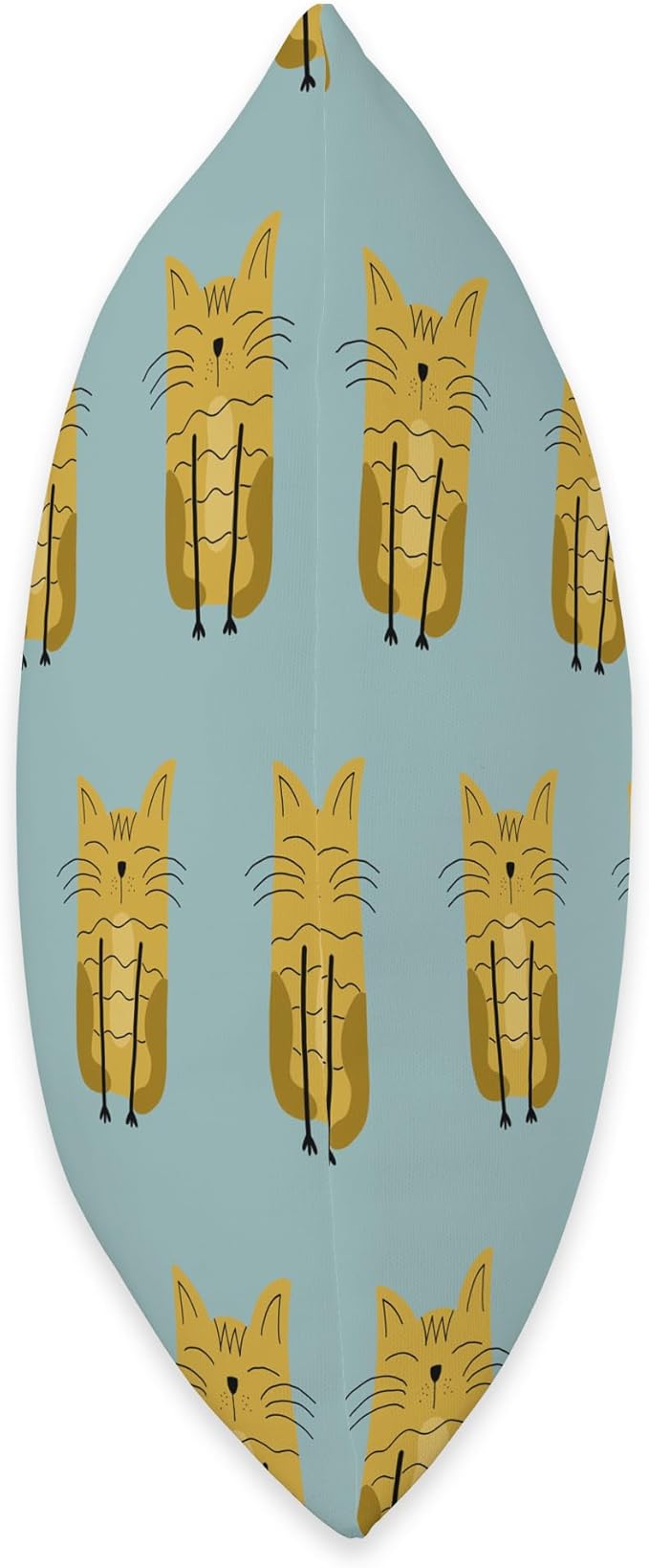 Cute Scandinavian Animals Designs Scandinavian Cat Boho Pattern Throw Pillow, 18x18, Multicolor