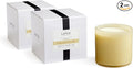 LAFCO New York Signature Candle, Chamomile Lavender - 15.5 oz, 2 Pack - 90-Hour Burn Time - Reusable, Hand Blown Glass Vessel - Made in The USA