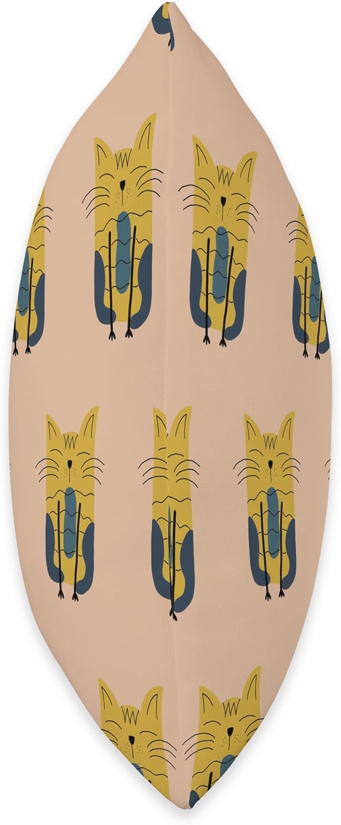 Cute Scandinavian Animals Designs Scandinavian Cat Boho Pattern Throw Pillow, 16x16, Multicolor