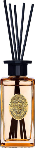 M&SENSE 6.3 oz Large Reed Diffuser Set | Cinnamon Vanilla Scent Oil Diffuser with Sticks | Hotel Collection Non-Toxic Essential Oil |for Bedroom Bathroom Living Room