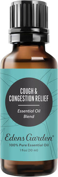 Edens Garden Cough & Congestion Relief Essential Oil Blend- 100% Pure Premium Grade, Undiluted, Natural, Therapeutic, Aromatherapy, The Best for Skin, Humidifiers, Candle 30 ml (1 fl oz)