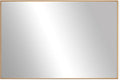 Frame My Mirror Gold Metal Framed Mirror, 28" x 36" Champagne Bronze Mirror for Bathroom, Metal Frame, True Reflections Glass, Stanton Design, Hangs Horizontally or Vertically, Made in USA