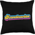Scandinavian Scandinavic Scandinavia Roots Nordic Throw Pillow