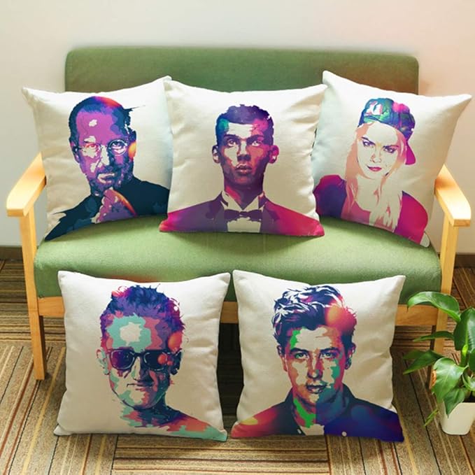 Shop&Three Custom Design Photos or Text Outdoor/Indoor Throw Pillowcase,Personalized Pet Photo Pillow, Love Photo Throw Pillowcases, Wedding Keepsake Throw Pillow Covers 20" x 20"