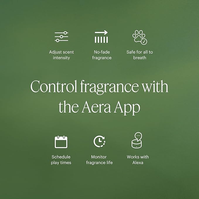 Aera Spa La La Home Fragrance Scent Refill - Notes of Peppermint and Rosemary - Works with The Aera Diffuser