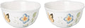 Lenox 890914 Butterfly Meadow 2-Piece Porcelain Dessert Bowl Set, Blue, 4.75"