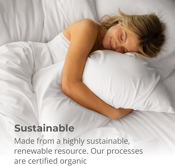 Cariloha Aloha Soft 2-Piece Sheet Set | White | Twin | Made from 100% Viscose derived from Bamboo | Introductory Sheet Line
