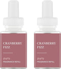 PuraHome Scent Refill - Smart Home Air Diffuser - Up to 120-Hours of Luxury Fragrance per Refill - Home Essential - Clean & Safe Diffuser Fragrance - 2 Pack, Cranberry Fizz