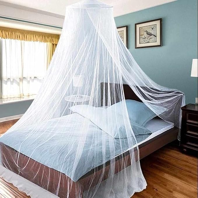 AIFUSI Mosquito Net for Single to King Size Bedroom by Quick and Easy Installation System Protection for Any Outdoor Indoor Derocate Lover