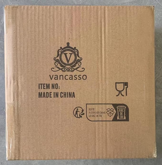 vancasso Plates and Bowls Sets, 18 Pieces Stoneware Dinnerware Sets for 6, Kitchen Dish Set Mircowave and Dishwasher Safe Dinner Set Ceramic Dishware, Turf Green, Series AMBER