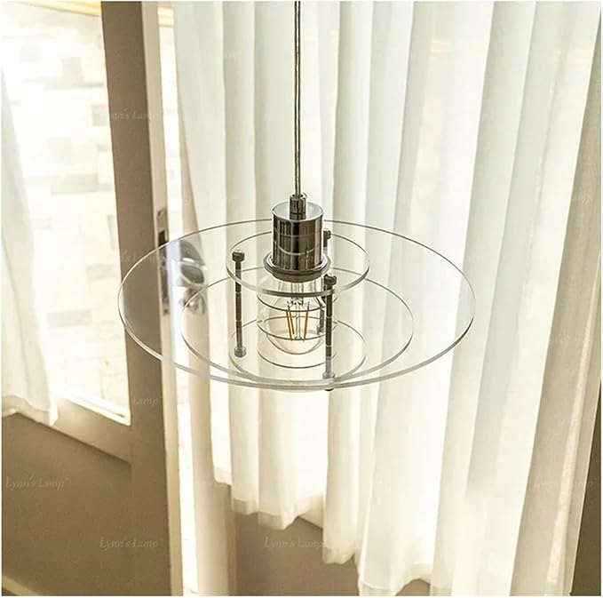 Scandinavian - Chandelier Restaurant bar Study Living Room Study Designer Single Head Glass Chandelier Decoration,Crystal Chandelier