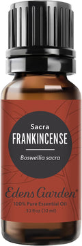 Edens Garden Frankincense- Sacra Essential Oil- 100% Pure Premium Grade, Undiluted, Natural, Therapeutic, Aromatherapy, The Best for Diffuser, Skin, Humidifiers, Kid Safe 10 ml (.33 fl oz)
