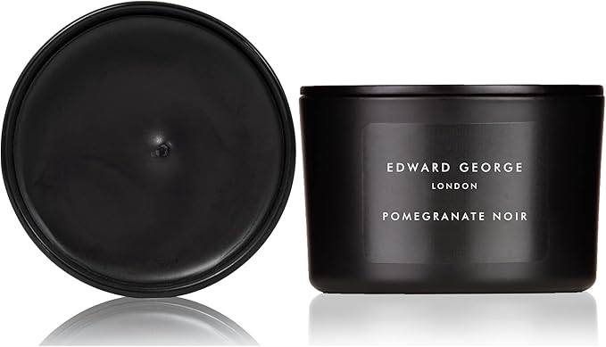 Edward George Scented Candles Pomegranate Noir Home Fragrance Candle Gift Set, 80g