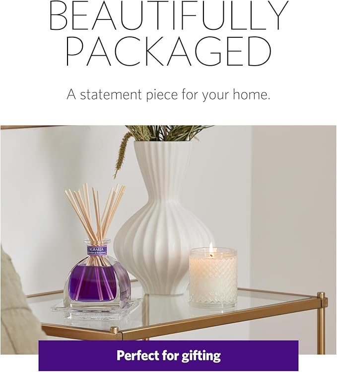 AGRARIA Scented Candles, 7 Oz, Long-Lasting Scented Candles for Home, Elegant Home Fragrance Gifts for Men and Women
