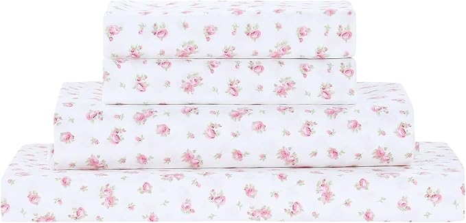 Modern Threads Silky Soft Microfiber and Wrinkle Free Sheets - Luxurious Microfiber Bed Sheets Includes Flat Sheet, Fitted Sheet with Deep Pockets, & Pillowcases Ivory, Queen