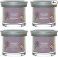 Yankee Candle Small Tumbler Scented Single Wick Jar Candle, Dried Lavender & Oak, Over 20 Hours of Burn Time, 4.3 Ounce (Pack of 4)
