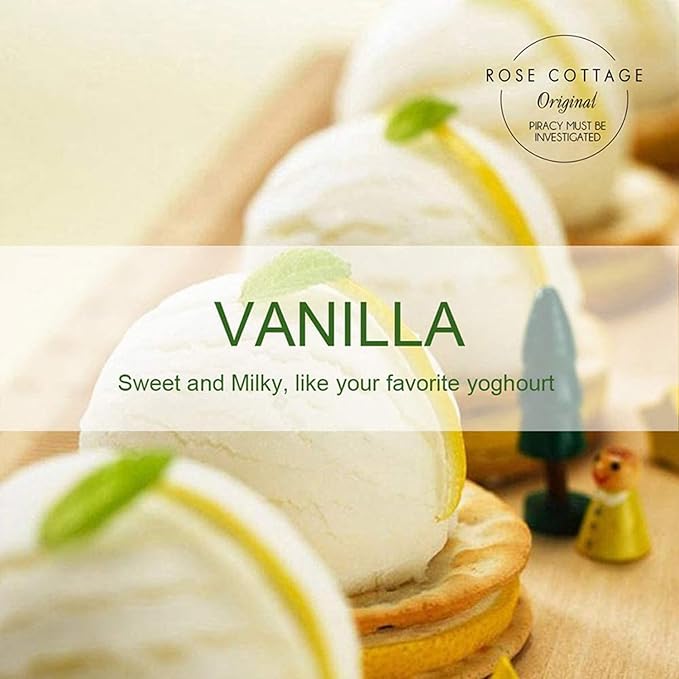 ROSE COTTAGE Large 12 Packs Vanilla Hanging Closet Air Freshener Scented Sachets Long Lasting Smell Goods