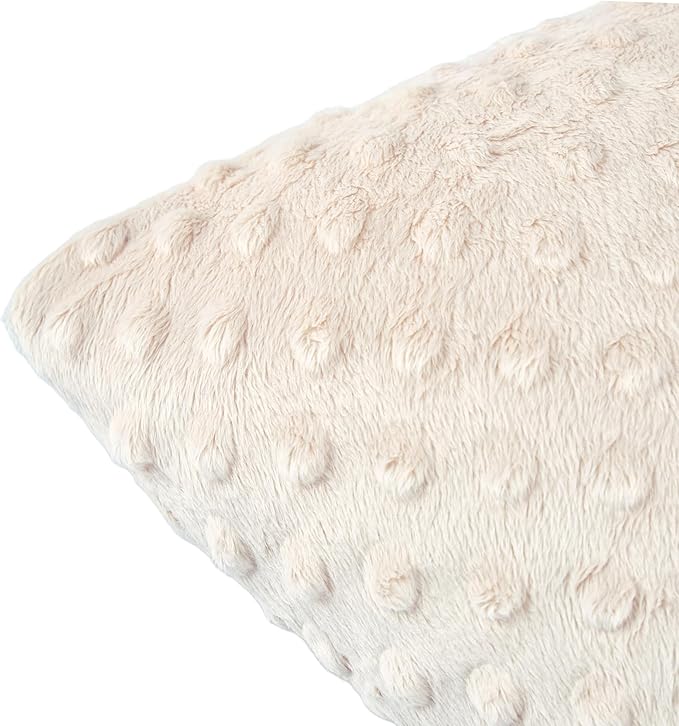 2 Packs Throw Pillow Covers, Neutral Decorative Couch Pillow Cover for Living Room Bed Sofa Rustic Farmhouse Boho Home Decor, Soft Plush Cushion Case Slipcover (Beige, 22"x 22")