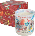 ROMIIE ZOI Christmas Scented Jar Candle - 6oz Soy Wax Candle - Berry Christmas Infused with Holiday Floral Aroma - with Beautiful Keepsake Box Special for Christmas/Holiday Gifts