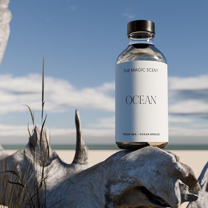 The Magic Scent Ocean Diffuser Oil - Hotel & Home Luxury Scents Inspired by Bali Resort - Oil Scents for Home Designed for Use in All Diffusers - 16.9 fl oz, 500 mL