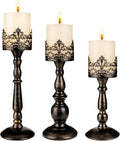 Vintage Candle Holder for Table Centerpiece Gothic Candle Stand Set