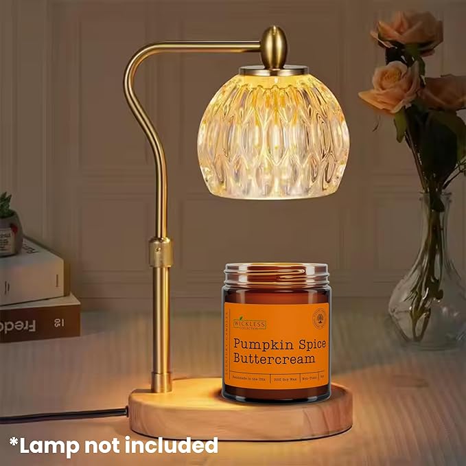 Wickless Candles for Candle Warmer Lamp, Many Scents to Choose, 100% Non-Toxic Soy Wax, Scented Candle Melts for Warming Plate, Handmade in The USA (Pumpkin Spice Buttercream)