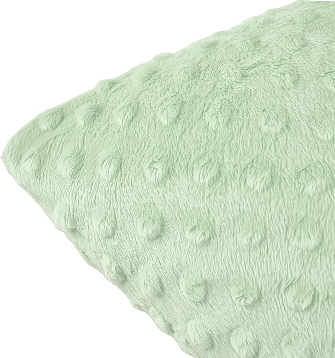 2 Packs Throw Pillow Covers, Neutral Decorative Couch Pillow Cover for Living Room Bed Sofa Rustic Farmhouse Boho Home Decor, Soft Plush Cushion Case Slipcover (Green, 22"x 22")