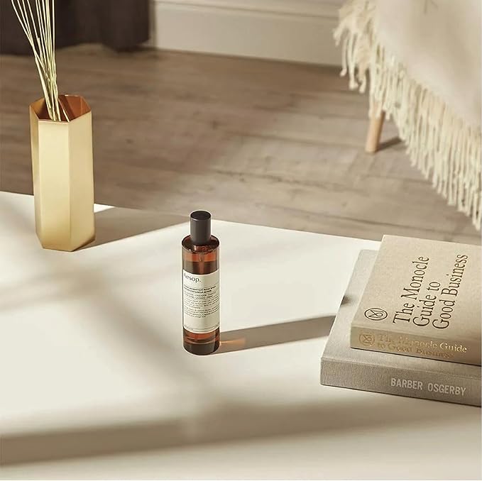Aesop Cythera Aromatique Room Spray | Non-Aerosol Air Freshener | Woody, Opulent, Spicy | Aroma for Several Hours | 3.3 oz / 100mL