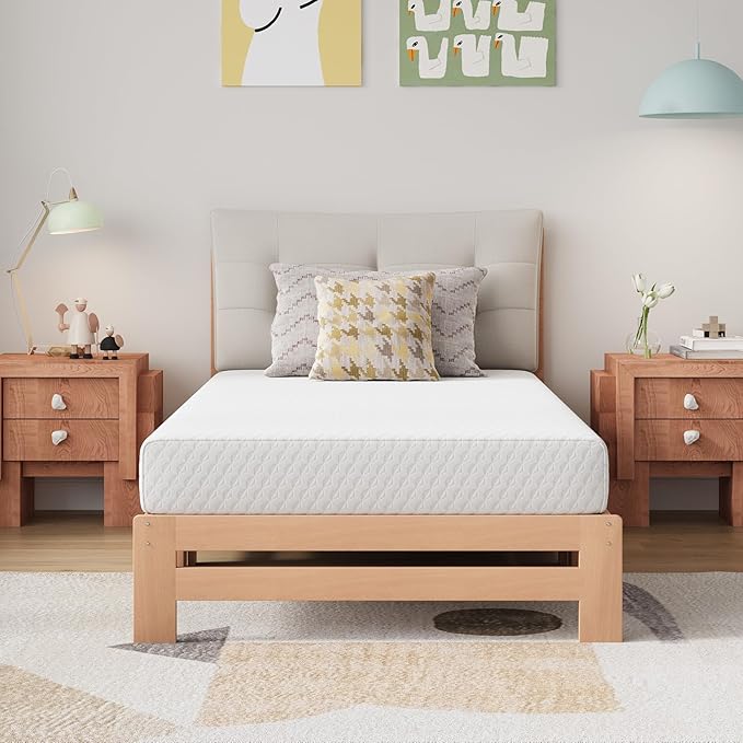 Novilla Full Mattress, 6 Inch Full Memory Foam Mattress for Pressure Relief & Comfort Sleep, Removable Washable Cover,CertiPUR-US Certified，Medium Firm
