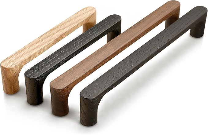 Walnut Round 7-1/2 in 8 pcs Wooden Drawer Pulls Handle pulls for cabinets Kitchen Cabinet Drawer pulls Cabinet Door