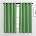 NICETOWN Forest Green Blackout Curtains Grommet - Thermal Insulated Solid Grommet Blackout Curtains/Panels/Drapes for Bedroom (2-Pack, 52 by 45-Inch)