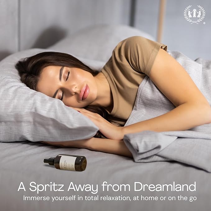 Muse Apothecary Pillow Ritual - Aromatic, Calming and Relaxing Pillow Mist, Linen and Fabric Spray - Infused with Natural Aromatherapy Essential Oils - 4 oz, Fleur du Lavender, 2 Pack