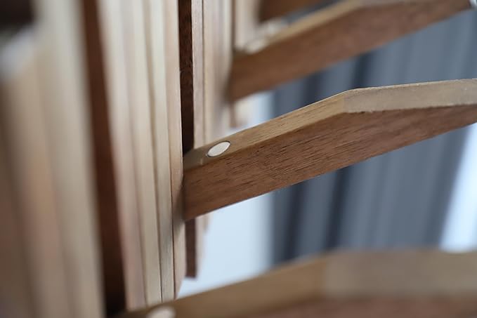 Natural Wood Wall Mounted Piano Coat Rack| Coat Rack Wall Mount| Flip Down Wall Hook Rack 7 Hooks| Entryway Wall Art Hook,Made of Acacia Wood (Wood Wax Oil staining Light Brown).