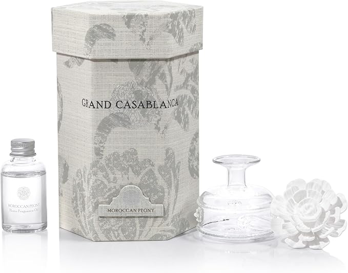 Zodax - Grand Casablanca Mini Porcelain Diffuser - Peony