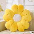 Flower Pillow,Cute Daisy Pillow 15.7In Yellow Flower Shaped Plush Throw Pillow Decorative Cushion for Home Bedroom Sofa Chair Couch Decor