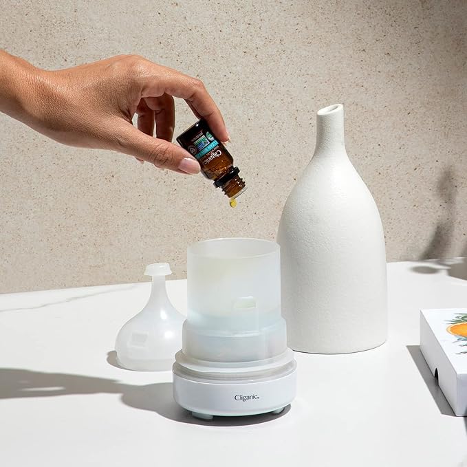 Cliganic Organic Peppermint Essential Oil - 100% Pure Natural for Aromatherapy Diffuser | Non-GMO Verified (Packaging May Vary)
