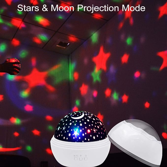 Night Light Kids Toys for 1-10 Year Old Girls Boys Baby Star Projector Nightlight for Toddler Baby Projection Lamp Night Light for Bedroom 3-8 Year Old Girls Kid Room Decor Christmas Birthday Gifts