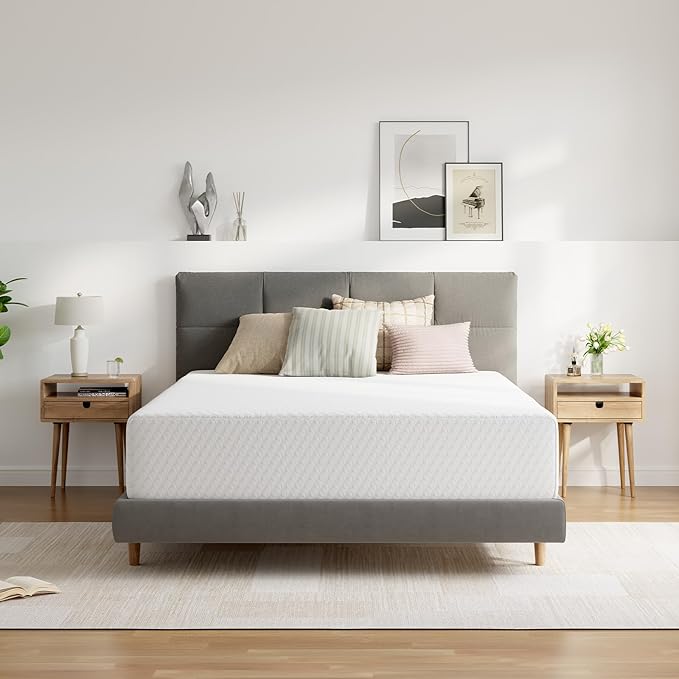 Novilla Queen Mattress, 12 Inch Queen Memory Foam Mattress for Supportive & Pressure Relief, Removable Washable Cover,CertiPUR-US Certified Mattresses in a Box, Firm
