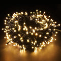 100-1000 LED Christmas Lights, Low Voltage Fairy String Lights with 8 Modes, Ideal for Xmax Tree, Garden, Home, Party, Halloween Festival Deco (Warm White, 200 LEDs)