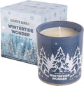 ROMIIE ZOI Christmas Scented Jar Candle - 6oz Soy Wax Candle - Wintertide Wonder Infused with Winter Woods Aroma - with Beautiful Keepsake Box Special for Christmas/Holiday Gifts