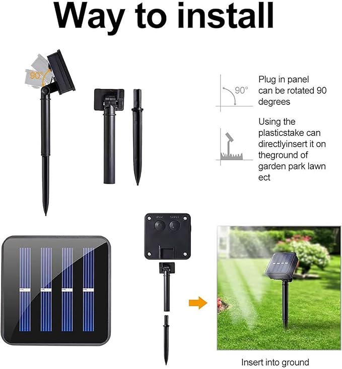 Solar LED Strip Lights Outdoor String Light Waterproof 20FT 180LED Cuttable Tape Rope Solar Lighting for Garden Path, Deck, Yard, Stair, Step, Christmas Decorative Lighting 2 Packs