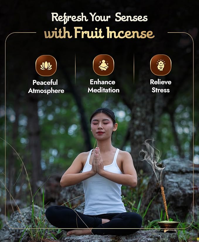 Sagrada Madre 4pcs Wildly Harvested Palo Santo Incense Sticks, 6.7” Long - Pure, Non-Toxic, Aromatic Incense Sticks (50 min Approx. Burning Time) to Heal & Calm Your Body and Environment