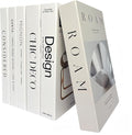 6PCS Fake Books for Decoration: Ediactcyl Decorative Books Modern Home, Coffee Tables Decor for Living Room Bookshelf (M51)