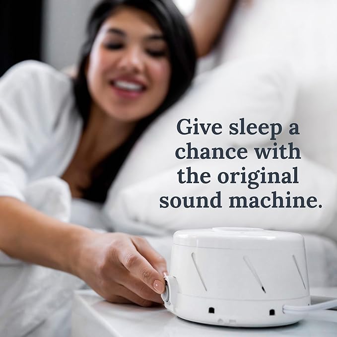 Yogasleep Dohm Classic (White) The Original White Noise Sound Machine, Soothing Natural Sounds from a Real Fan, Sleep Therapy for Adults & Baby, Noise Cancelling for Office Privacy & Meditation