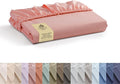Linen Home 100% Cotton Percale Weave Fitted Sheet, King Size, English Rose, 1 Deep Pocket Fitted Sheet, Fits Mattress Upto 16" Crisp and Cool Strong Bed Linen, 78"X80"+15"