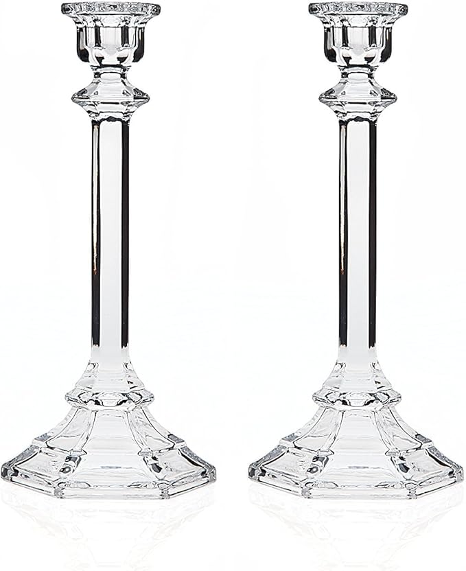 Godinger 15066 9-1/2" Harmony Candlestick - Pair,